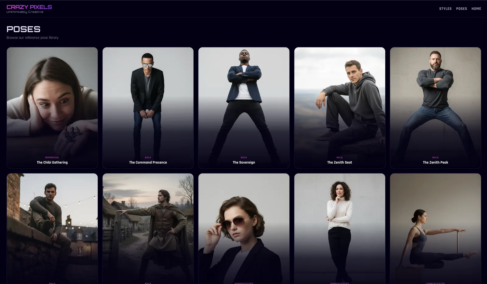 Pose Reference Library preview